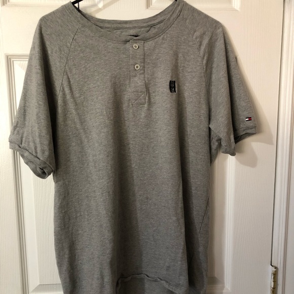Tommy Hilfiger Other - Grey quarter button men’s top